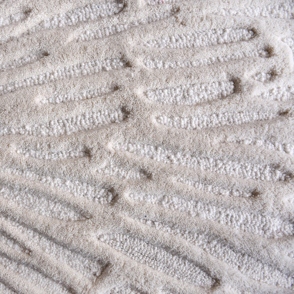ASKART RUG - IVORY - HAND TUFTED - WOOL