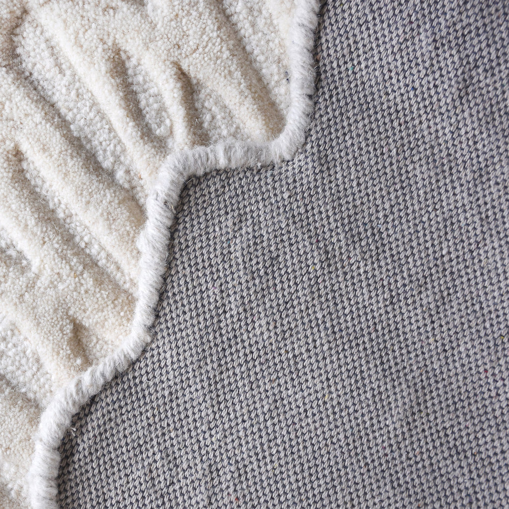 ASKART RUG - IVORY - HAND TUFTED - WOOL