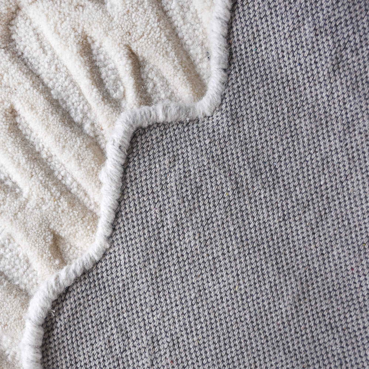 Monolith & Heart Askart Hand-Tufted Wool Rug, Ivory