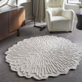 ASKART RUG - IVORY - HAND TUFTED - WOOL