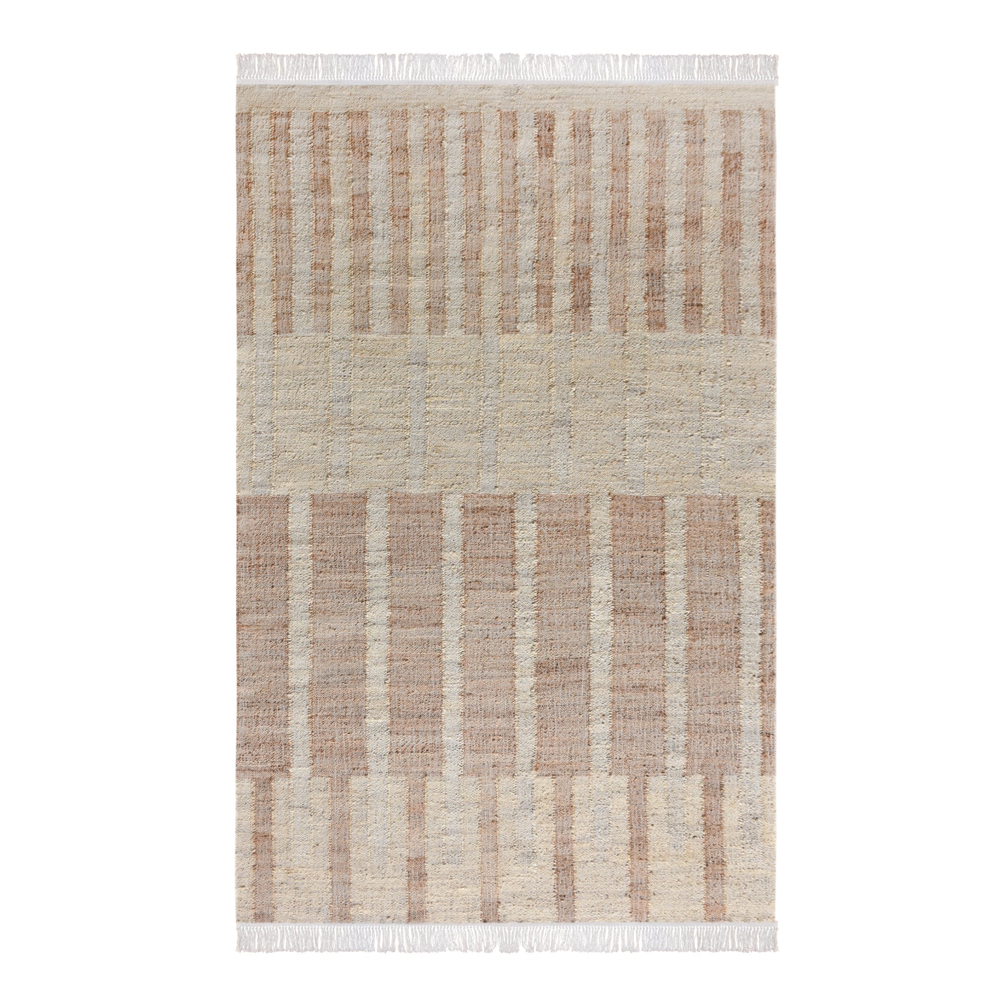 BELCONNEN RUG - NATURAL/ IVORY - JUTE