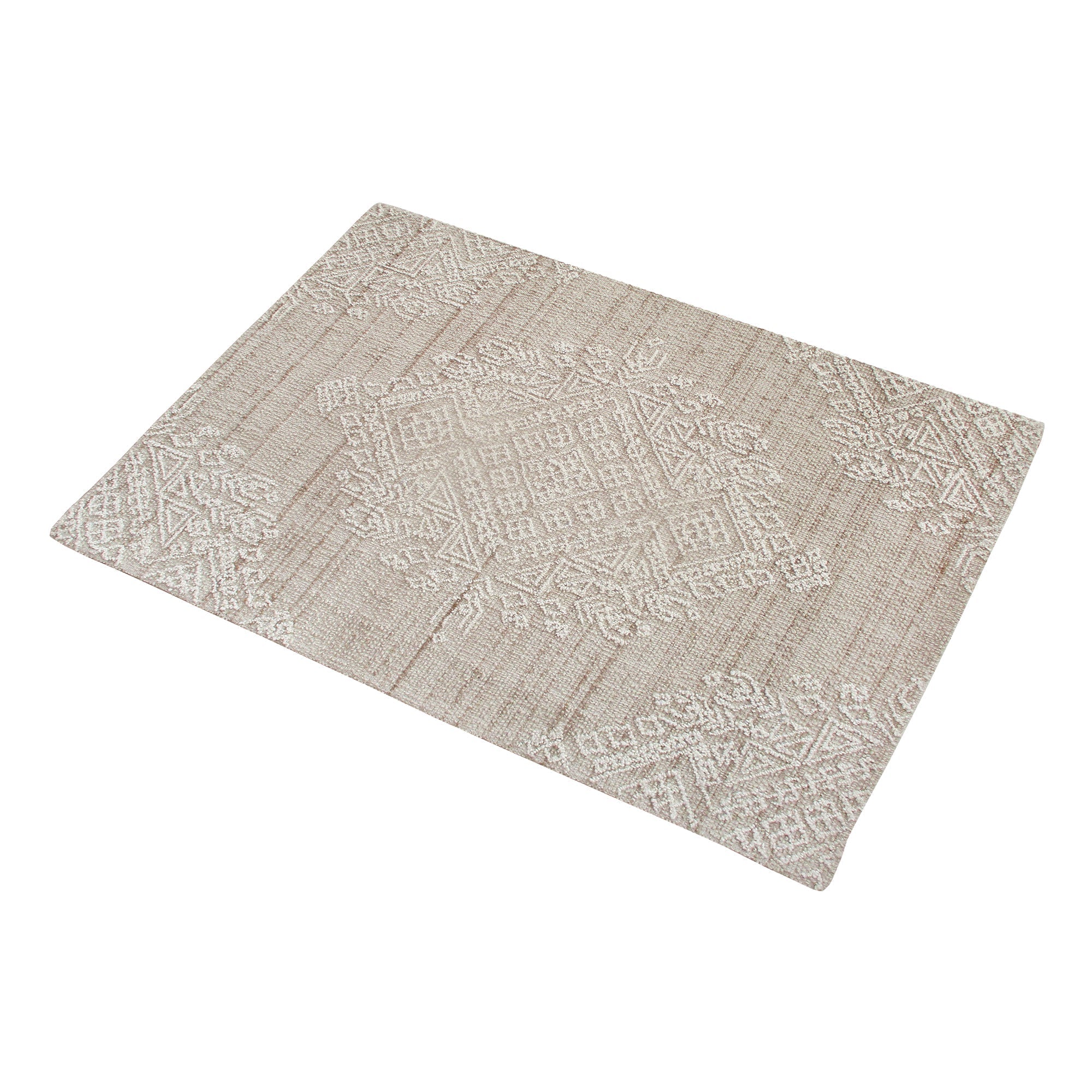 Area Rug, Bedroom Rug, Living Room Rug, Living Area Rug, Indian Rug, Office Carpet, Office Rug, Shop Rug Online, Wool, Beige, Natural White, Hand woven, All Loop, Floral