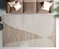 DOBREV-II RUG - IVORY/NATURAL - HAND WOVEN - WOOL/JUTE
