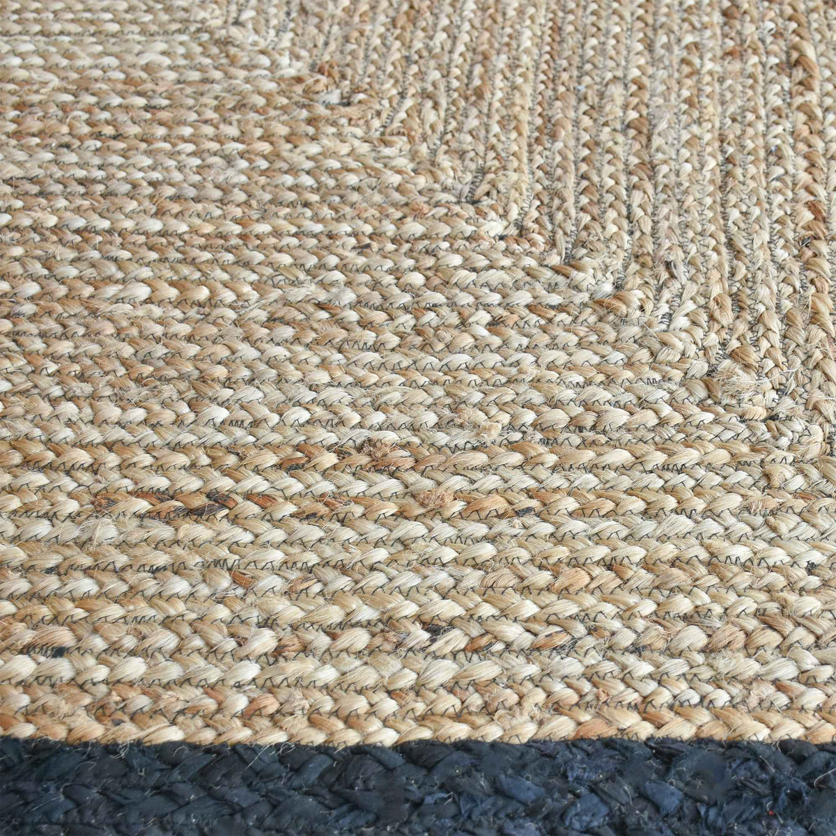 Monolith & Heart Haruno Hand-Woven Hemp & Recycled Fabric Rug, Multiple Colours