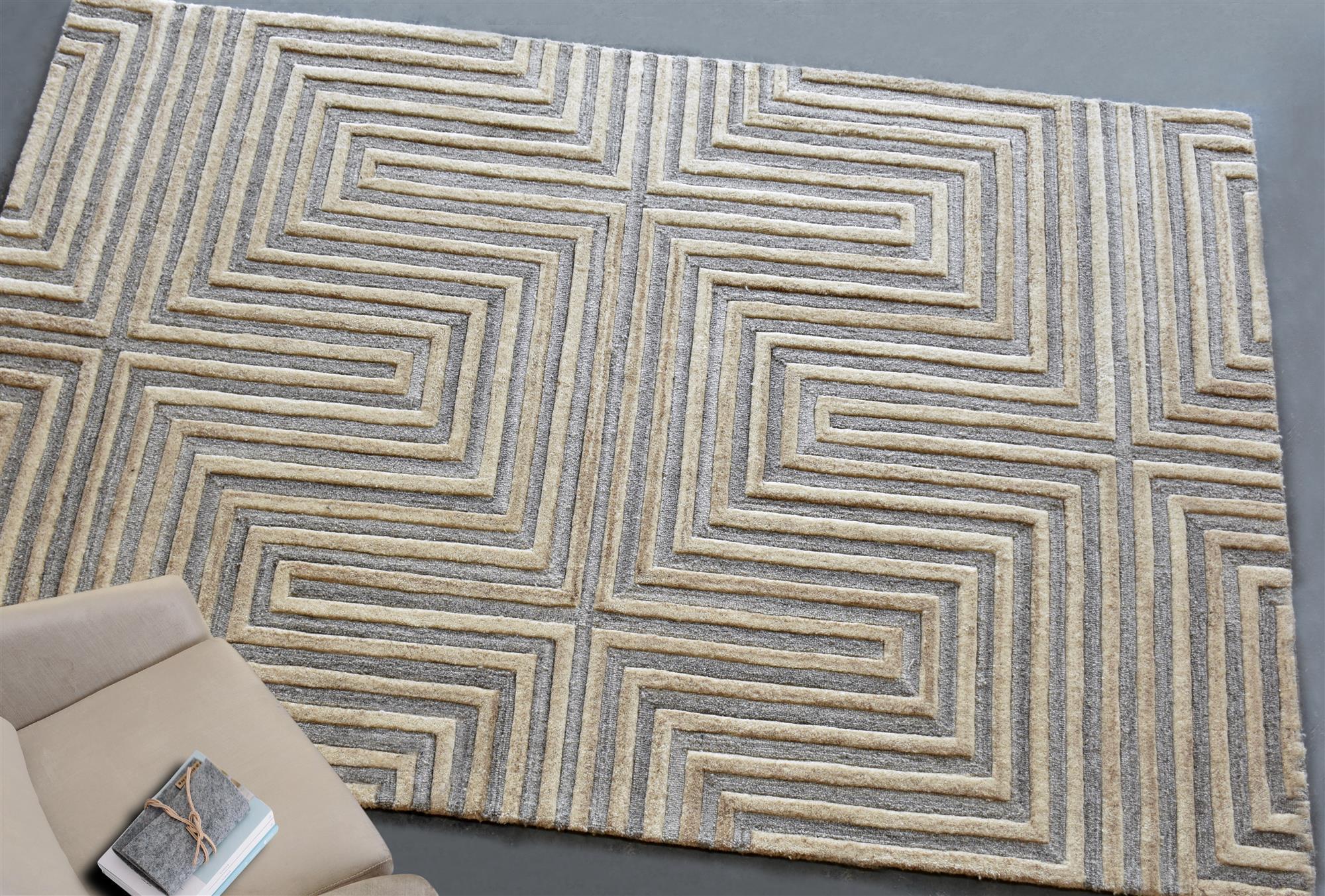 Area Rug, Bedroom Rug, Living Room Rug, Living Area Rug, Indian Rug, Office Carpet, Office Rug, Shop Rug Online, Wool, Beige, Natural White, Hand tufted, Cut And Loop, contemporary