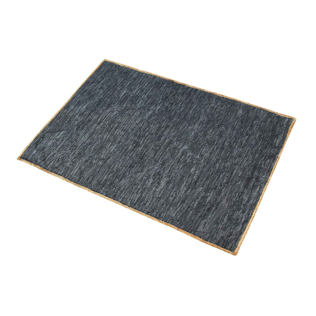 JACMEL RUG - HEMP/ LEATHER