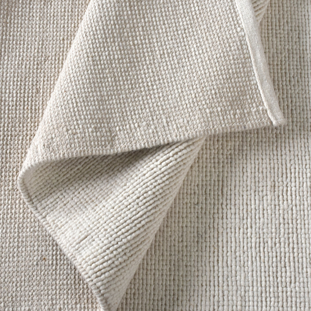 NOUVILLE RUG - WOOL - IVORY - HANDWOVEN