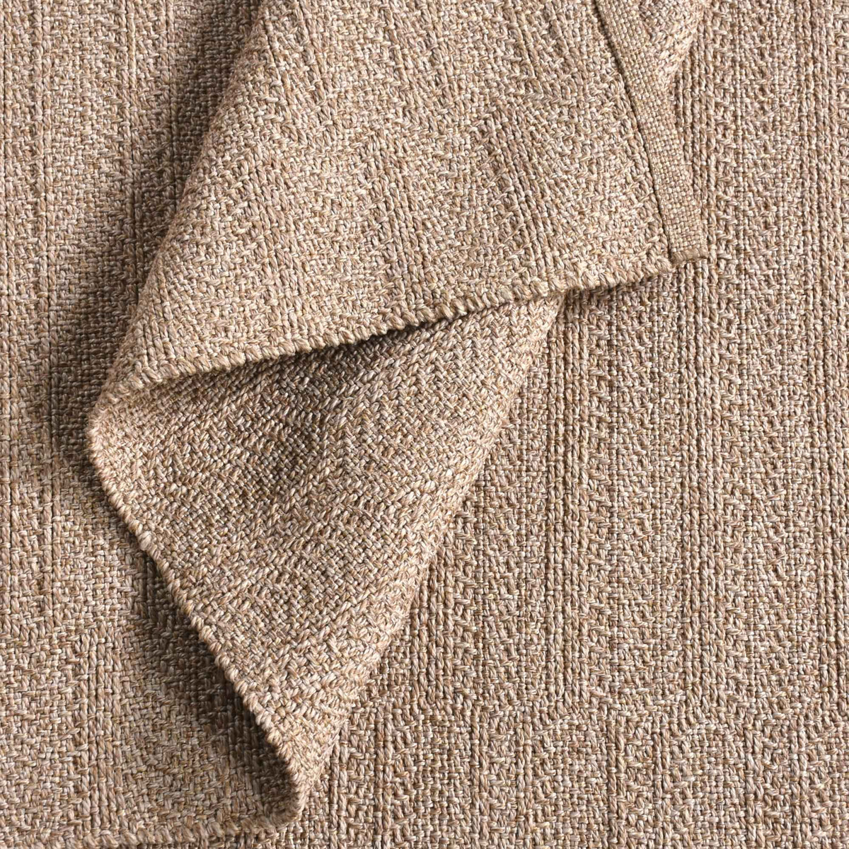 Monolith & Heart Orinoco Hand-Woven Recycled Polypropylene Rug, Beige