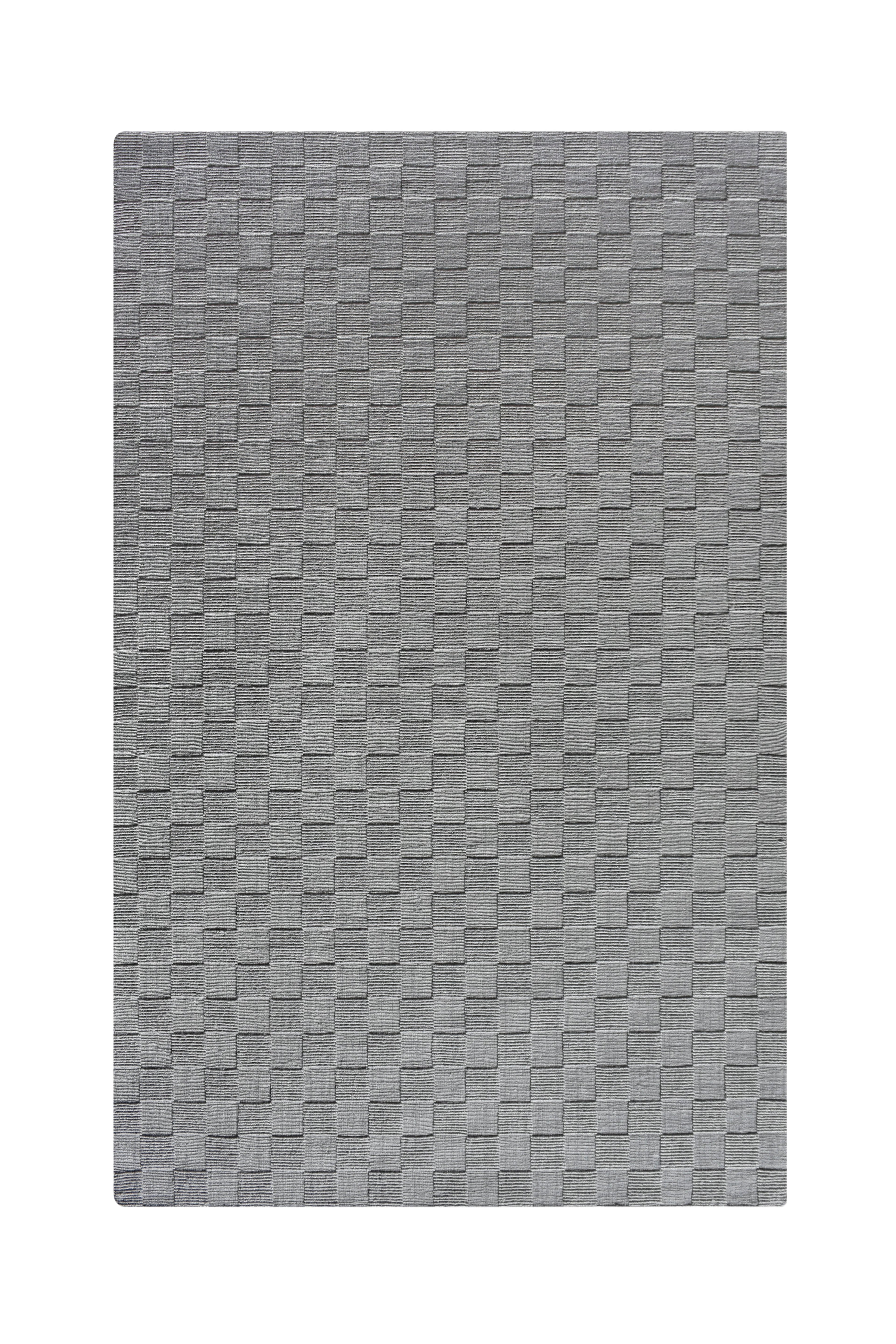 SAMPAN RUG - GREY - HAND WOVEN - PET