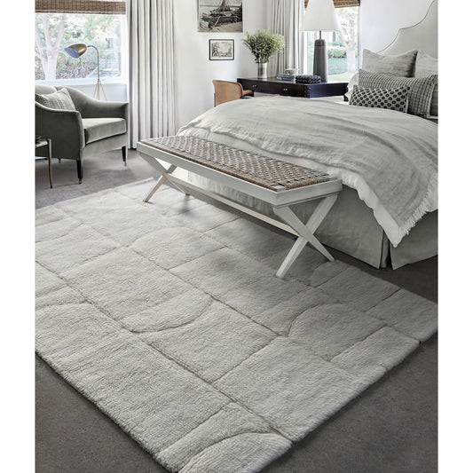 SYANNO RUG - NZ WOOL - TABLE TUFTED - IVORY