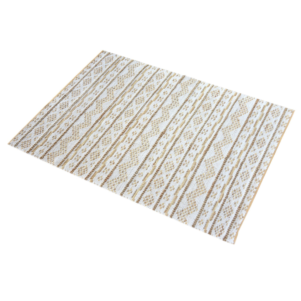 Area Rug, Bedroom Rug, Living Room Rug, Living Area Rug, Indian Rug, Office Carpet, Office Rug, Shop Rug Online, Hemp, Cotton, Natural White, Gold, Geometrical