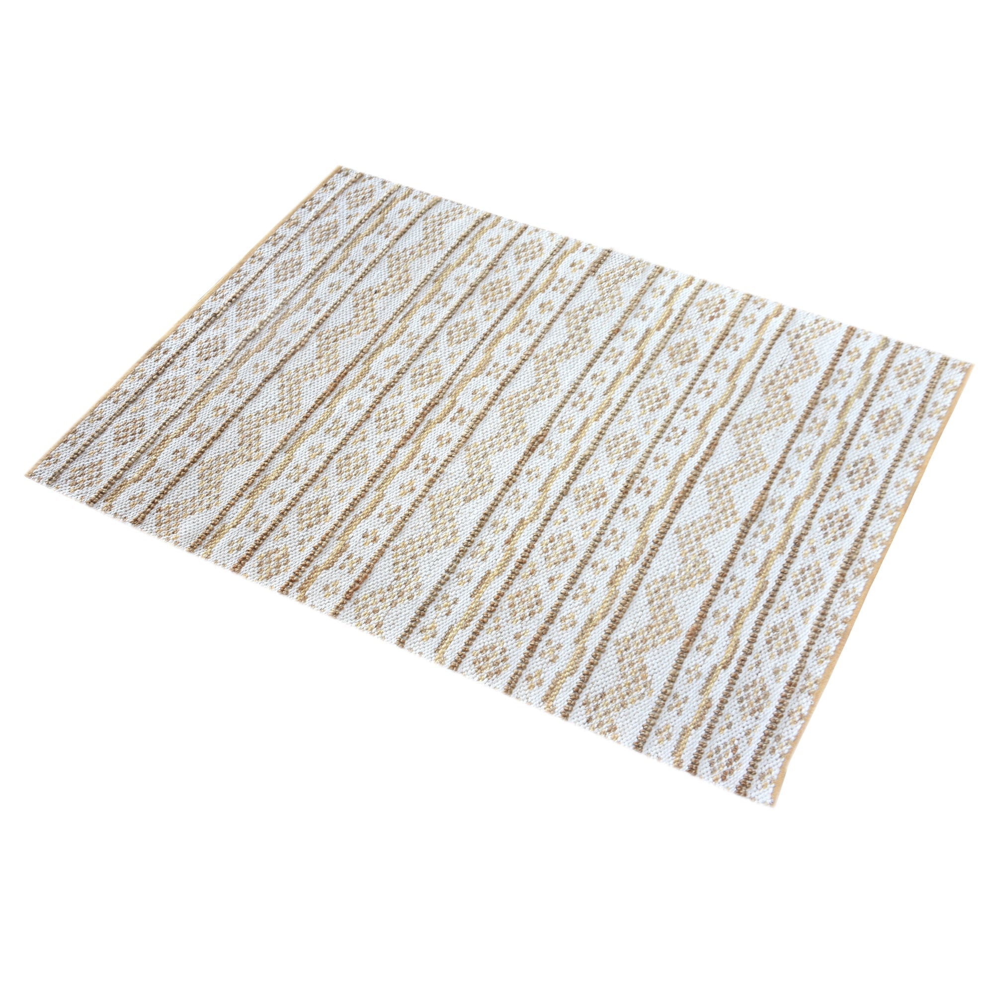Area Rug, Bedroom Rug, Living Room Rug, Living Area Rug, Indian Rug, Office Carpet, Office Rug, Shop Rug Online, Hemp, Cotton, Natural White, Gold, Geometrical
