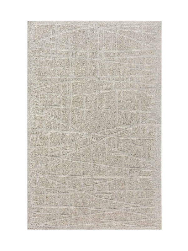VLASINA RUG - WOOL - IVORY - HAND WOVEN, OVER TUFTED