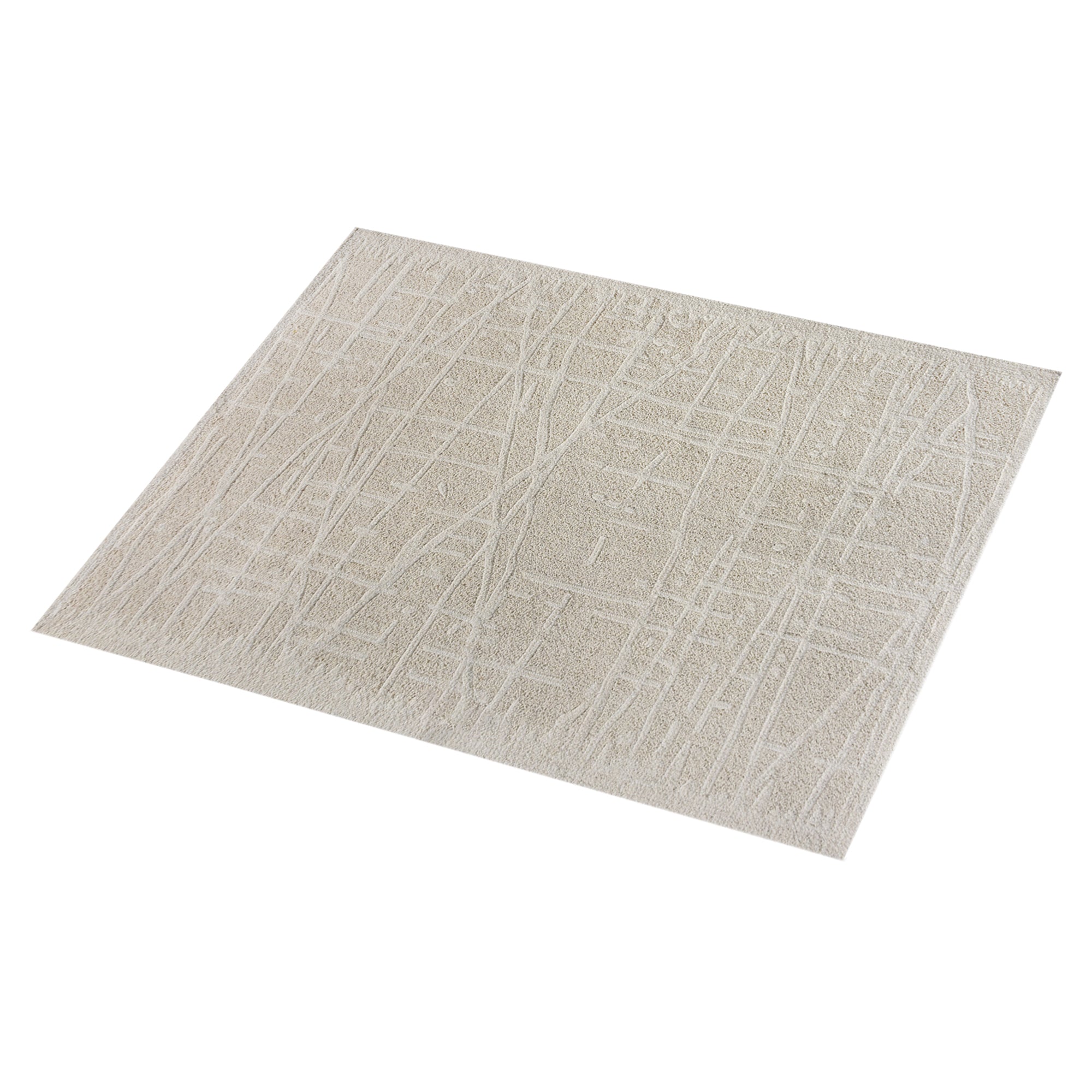 VLASINA RUG - WOOL - IVORY - HAND WOVEN, OVER TUFTED